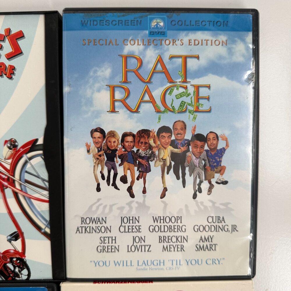 6 DVD Comedy Movie Lot Bruce Almighty Rat Race Neighbors Dundee Arnold - Picture 5 of 9